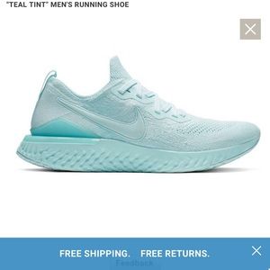 BNWT Nike Epic React Flyknit Mint Sneakers 8